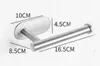 Toilettenpapierhalter mit Ablage selbstklebend silber Produktbild-Vorschau 3
