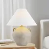 HOME DELUXE Große Tischlampe in Steinoptik RITA - Weiß | Produktbild-Vorschau 2