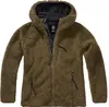 A studio shot of a hooded fleece jacket. Produktbild-Vorschau