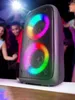 Bluetooth BOOMBOX Mobilní USB RADIO LED Bezdrátový přenosný Náhled obrázku produktu 9