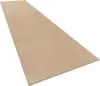 A long, rectangular beige carpet is shown from a diagonal, elevated perspective against a white background. Produktbild-Vorschau
