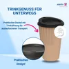 Kaffeebecher to go 300 ml - Becher mit Deckel & Produktbild-Vorschau 2