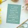 Mr. & Mrs. Panda Grußkarte Spruch 47. Geburtstag - Produktbild-Vorschau 2
