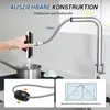 Wasserhahn Küche Ausziehbar, Küchenarmatur mit 4 Produktbild-Vorschau 6