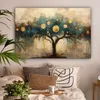 Leinwand Bilder 120x80 cm - Lebensbaum - Abstrakt - Braun - Produktbild-Vorschau 2