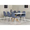 A dining table with chairs in a room setting. Produktbild-Vorschau