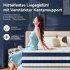 Niceplus Matratze 140x200 26cm Integrierter Topper 7 Zonen Produktbild-Vorschau 4