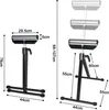 JOIEYOU Support à roulettes réglable en hauteur, 2x support Voir les images du produit 2