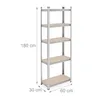 Relaxdays Schwerlastregal 2er Set, HxBxT: 180x60x30 cm, 500 Produktbild-Vorschau 4