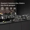 Sweiko Wokpfanne, 32CM Antihaft Wabenpfanne mit Deckel Produktbild-Vorschau 8