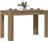 vidaXL Tavolo da pranzo Artisan oak 120x60x76 cm materiale Anteprima dell’immagine prodotto 4