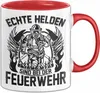 Feuerwehr Tasse Geschenk Echte Helfen Sind Bei Der Produktbild-Vorschau 1