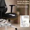 Hoolamyie Bürostuhl ergonomisch 200 kg, Schreibtischstuhl Produktbild-Vorschau 6