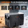COSTWAY Dieseltank 180L tragbar mit 12V Pumpe, Tankanlage Produktbild-Vorschau 8