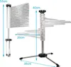 Intirilife Nudeltrockner 40cm 14 Sprossen -silber-  Produktbild-Vorschau 2