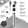 KESSER® Granit Sonnenschirmständer mit Edelstahlrohr, Produktbild-Vorschau 4