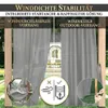 2er Set Vorhang Außen Wasserdicht 230g/m² Oxford Stoff Produktbild-Vorschau 5