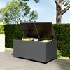 Rattan Auflagenbox 650L wetterfest UV-beständig Kissenbox Produktbild-Vorschau 2