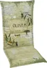 Go-De Hochlehner-Auflage 120 cm x 50 cm x 7 cm, grün beige Produktbild-Vorschau 1