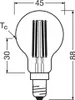 OSRAM LED Lampe CLASSIC P höchste  1.2W 840 Clear E14 Produktbild-Vorschau 6