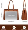 Moderne Laptoptasche 15,6 Zoll für Damen Büro Uni Braun Produktbild-Vorschau 3