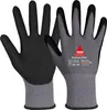 A pair of black and gray safety gloves. Anteprima dell’immagine prodotto