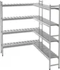 KBS Regaleinrichtung L-förmig 1340x400x1600 mm Aluminium Produktbild-Vorschau 1