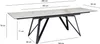 WOHNLING Esszimmertisch 180 260 cm Ausziehbar Keramik Glas Produktbild-Vorschau 3