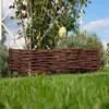 Weidenzaun Beeteinfassung Weide Beet Palisade Zaun Beet Produktbild-Vorschau 2