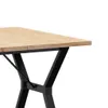 vidaXL Esstisch Y-Gestell 90x90x75,5 Massivholz Kiefer und Produktbild-Vorschau 6