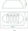 Coleman Galiano 4 Blau 4 Personen Pop-Up-Zelt Produktbild-Vorschau 7