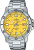 A close-up studio shot of a Casio men's watch with a yellow dial. Voir les images du produit