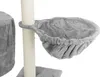 Griffoir pour chat 138 cm Gris clair WERDANO PETS Voir les images du produit 11