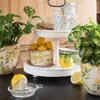 Clayre & Eef Blumentopf Ø 16x9 cm Gelb Keramik Zitrone Produktbild-Vorschau 4