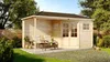 Alpholz 5-Eck Gartenhaus Franz-28 mit Anbau aus Produktbild-Vorschau 6