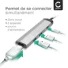 CELLONIC - Hub USB-C 4 Ports : 1x 4K HDMI, 1x USB-C Power Voir les images du produit 3