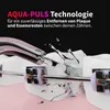 Close-up of dental braces with water spraying, illustrating a cleaning technology. Produktbild-Vorschau