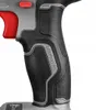 A close-up view of the handle and trigger area of a power tool. Podgląd zdjęcia produktu