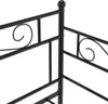 Divano letto allungabile Struttura letto in metallo nero Anteprima dell’immagine prodotto 13