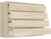 Komoda 140 cm 8 zásuvek skříňka FRAMIRE R-140-S8 sonoma Náhled obrázku produktu 5