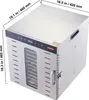 SucceBuy dehydrátor s 10 zásobníkmi, nerezová oceľ, 1000 W, Náhľad obrázku produktu 8