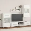 Mobile TV a parete a cinque elementi con illuminazione a Anteprima dell’immagine prodotto 3