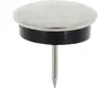 Tarrox Metallgleiter mit Nagel 20 mm rund vernickelt 16 Produktbild-Vorschau 3