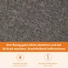 Close-up of a textured fabric with an orange overlay containing text and icons. Anteprima dell’immagine prodotto