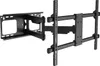 A black, adjustable TV wall mount is shown against a white background. Produktbild-Vorschau