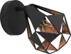 Spot Moderno Carlton 7 In Acciaio Nero 1 Luce E27 40W Ip20 Anteprima dell’immagine prodotto 1