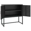 vidaXL Kredens czarny 75x35x75 cm stalowy Podgląd zdjęcia produktu 4