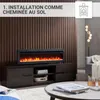 Cheminée électrique BALDERIA Agnes 50 - Cheminée 3 en 1 sur Voir les images du produit 2