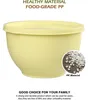 Salatschüssel Set mit Deckel, Rührschüsseln aus Kunststoff, Produktbild-Vorschau 4