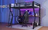 Hoogslaper 90 x 200 cm met LED-sfeerverlichting, bureau, Productafbeelding-voorbeeld 20